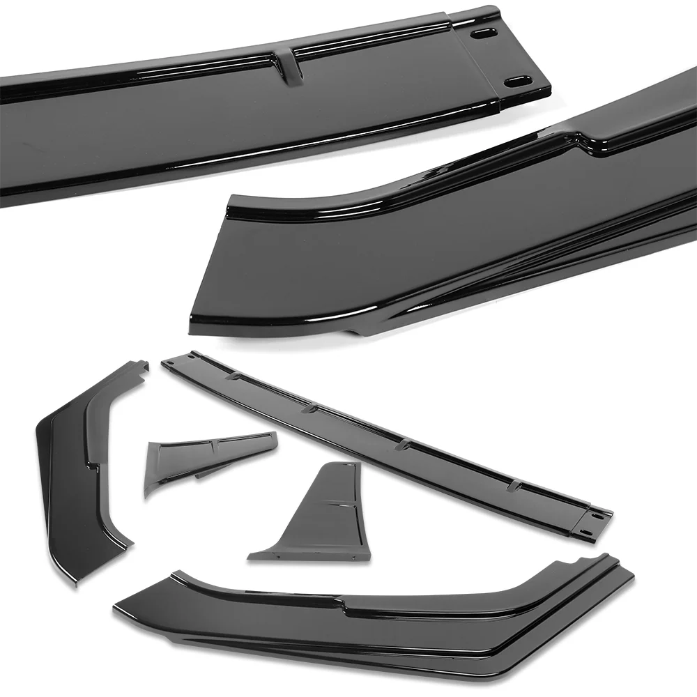 For 2023-2026 Honda Civic Type-R FL5 Front Bumper Lip Spoiler Splitter -Painted Black - Image 7