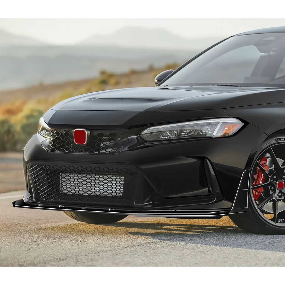 For 2023-2026 Honda Civic Type-R FL5 Front Bumper Lip Spoiler Splitter -Painted Black - Image 9