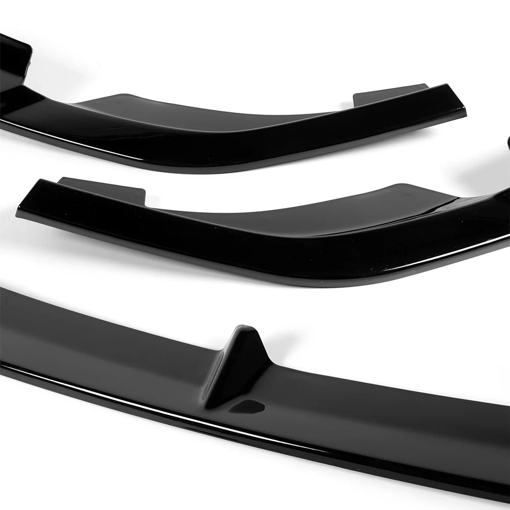For 2024-2025 Hyundai Elantra Base Front Bumper Splitter Spoiler Lip 5PCS -Painted Black - Image 5