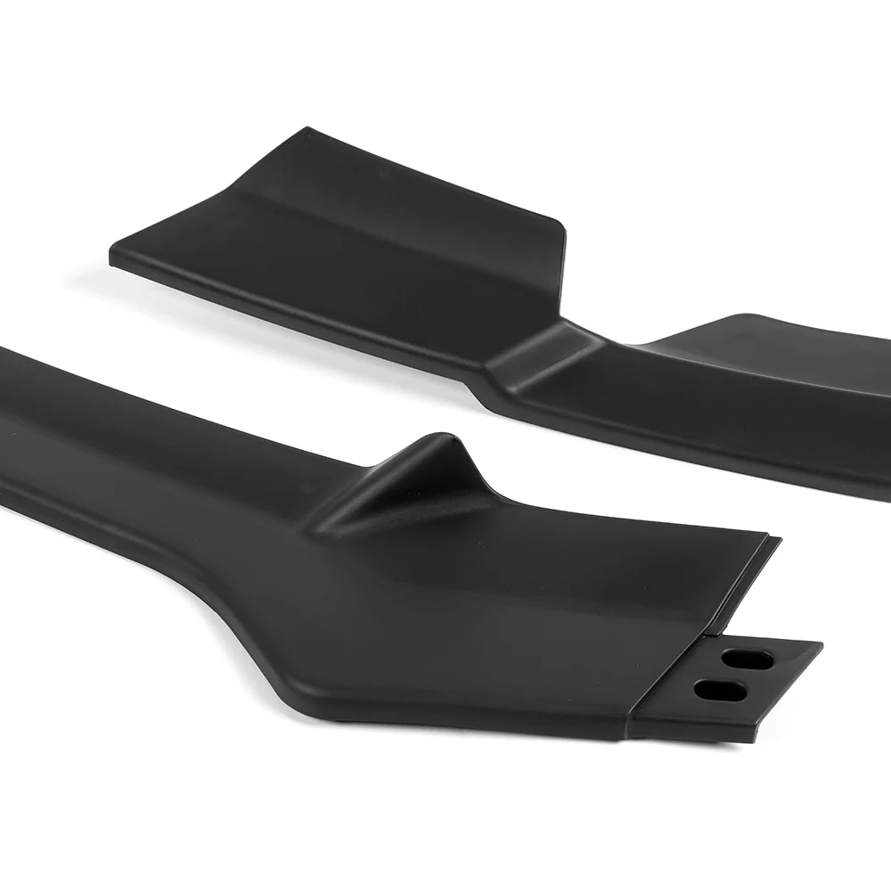 For 2024-2025 Hyundai Elantra Base Front Bumper Splitter Spoiler Lip 5PCS -Unpainted Matte Black - Image 2
