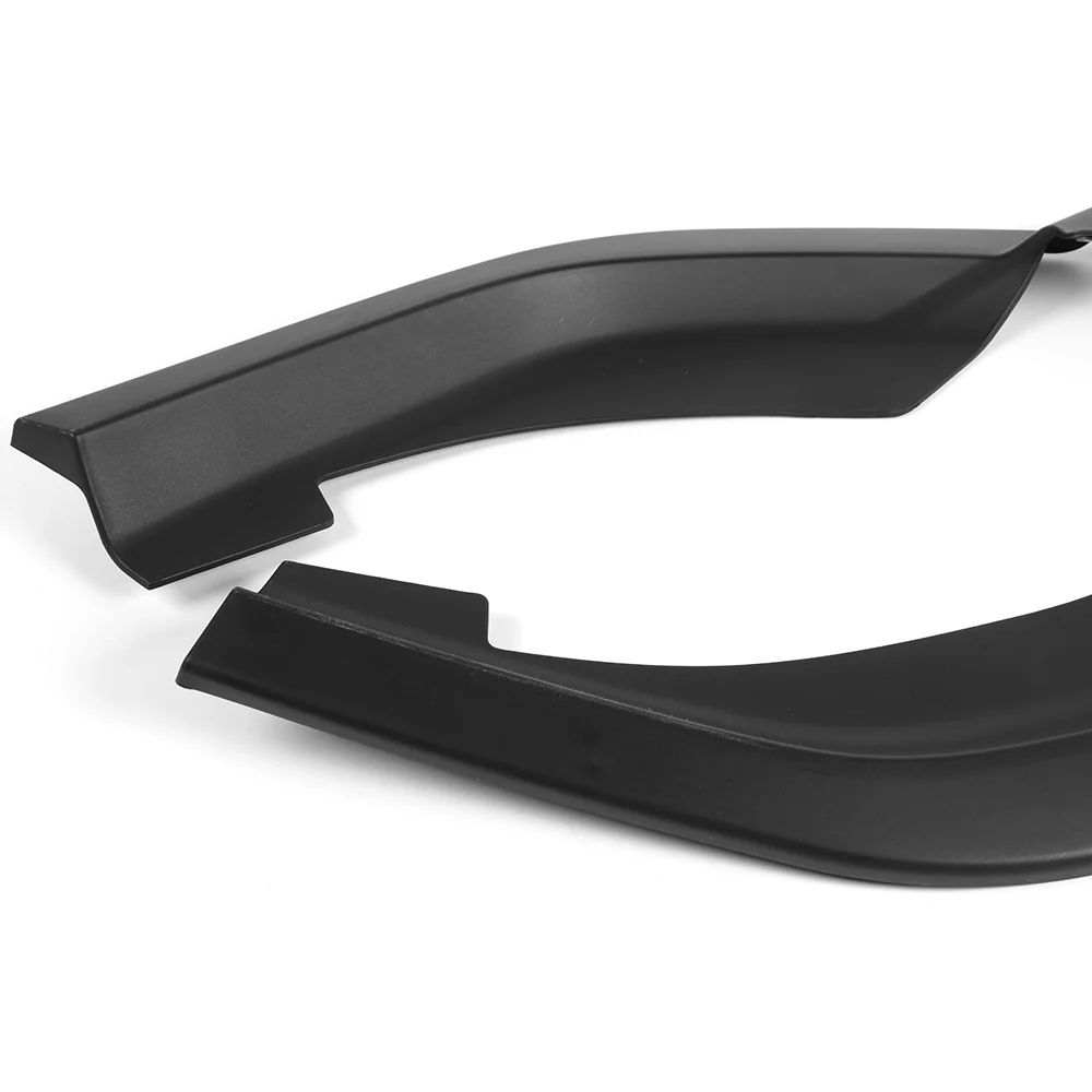 For 2024-2025 Hyundai Elantra Base Front Bumper Splitter Spoiler Lip 5PCS -Unpainted Matte Black - Image 3