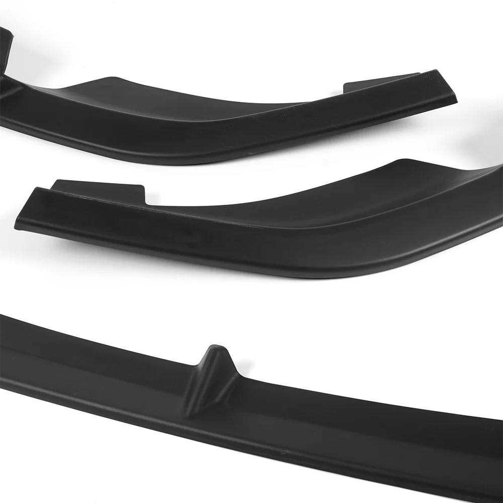 For 2024-2025 Hyundai Elantra Base Front Bumper Splitter Spoiler Lip 5PCS -Unpainted Matte Black - Image 5