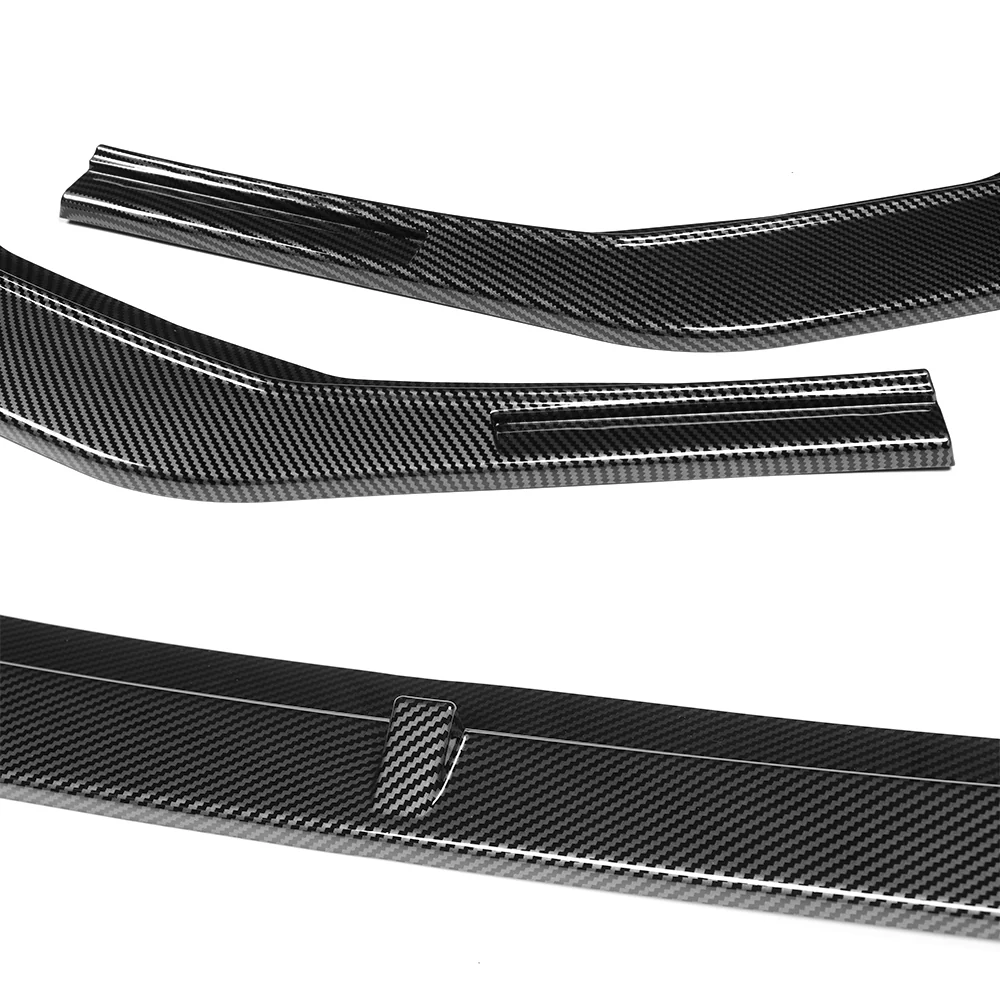 For 2024-2025 Hyundai Elantra N-Line Front Bumper Splitter Spoiler Lip 5PCS -Carbon Fiber Look - Image 2