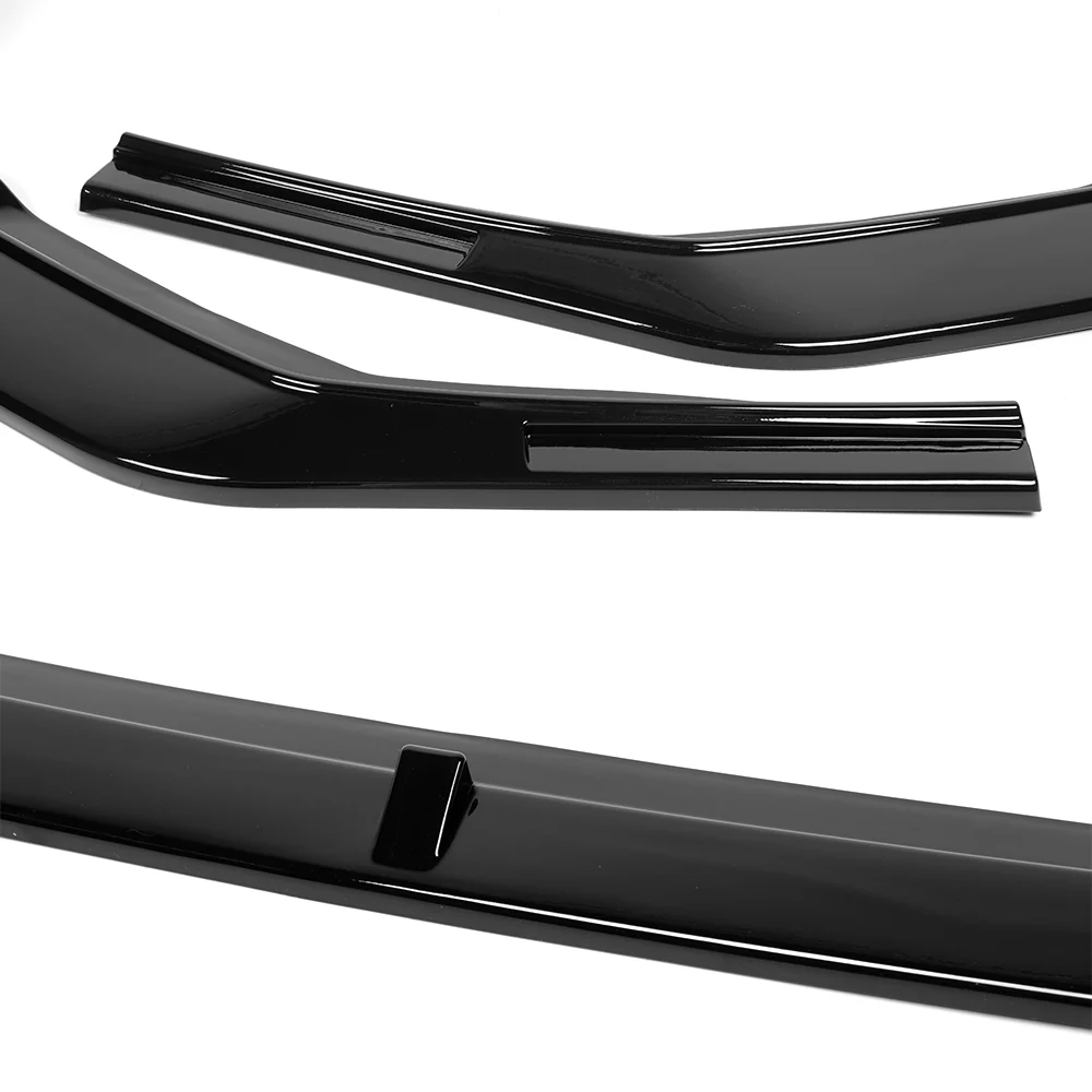 For 2024-2025 Hyundai Elantra N-Line Front Bumper Splitter Spoiler Lip 5PCS -Painted Black - Image 4