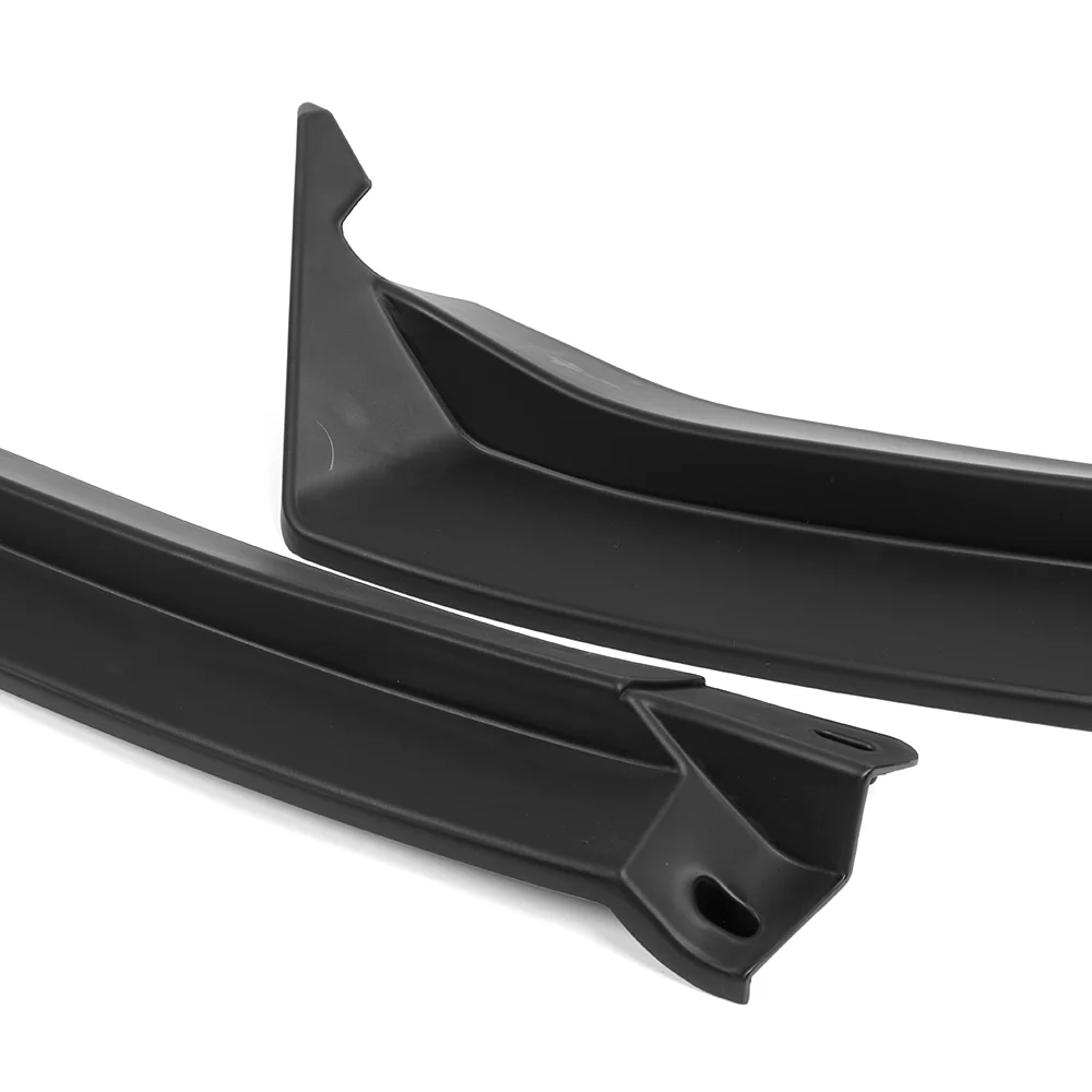 For 2024-2025 Hyundai Sonata Base Front Bumper STP-Style Splitter Spoiler Lip 5PCS -Unpainted Matte Black - Image 2