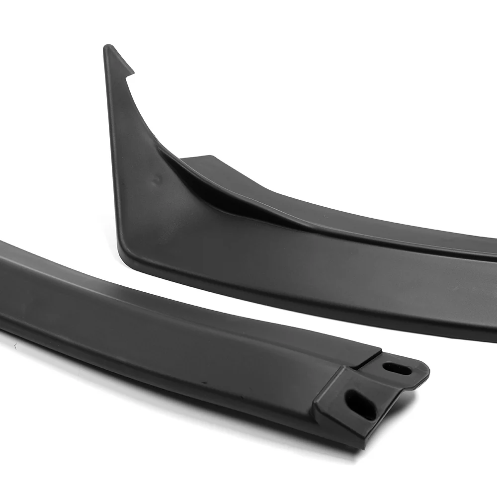 For 2024-2025 Hyundai Sonata N-Line Front Bumper Splitter Spoiler Lip 5PCS -Unpainted Matte Black - Image 4