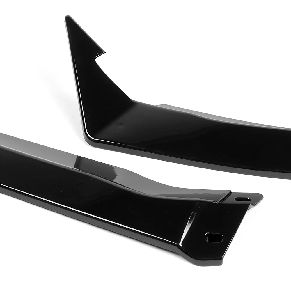 For 2024-2025 Nissan Sentra Front Bumper Splitter Spoiler Lip 5PCS -Painted Black - Image 5
