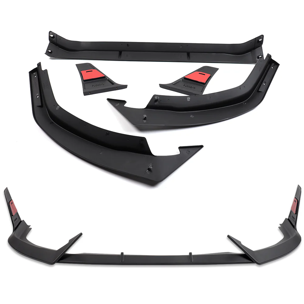 For 2024-2025 Nissan Sentra Front Bumper Splitter Spoiler Lip 5PCS -Unpainted Matte Black - Image 3