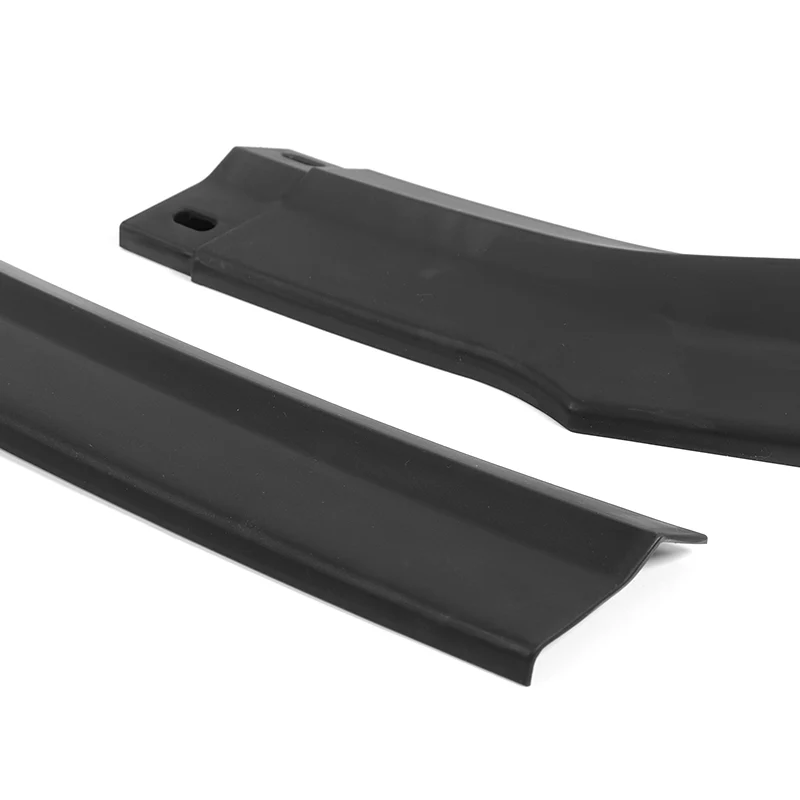 For 2021-2025 BMW M3 M4 G80 G82 G83 Matte Black Front Bumper Body Splitter Spoiler Lip 3PCS - Image 2