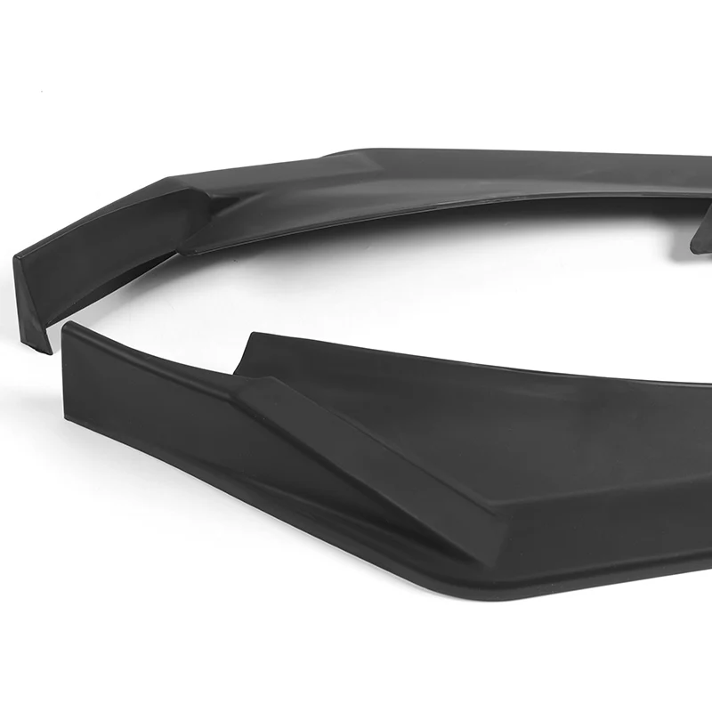 For 2021-2025 BMW M3 M4 G80 G82 G83 Matte Black Front Bumper Body Splitter Spoiler Lip 3PCS - Image 3