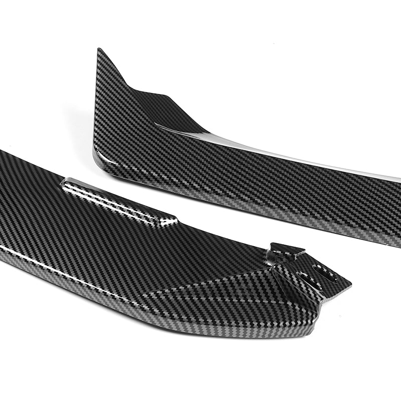 For 2025-2026 Honda Civic Sedan Hatchback Front Bumper Lip Spoiler Splitter -Carbon Fiber Look - Image 3