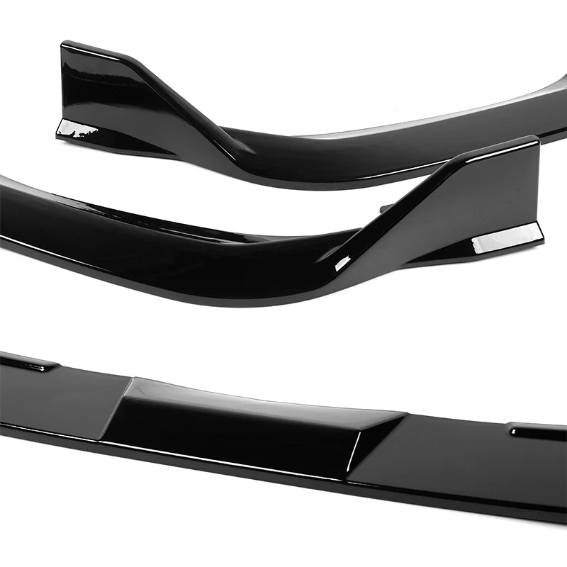 For 2025-2026 Honda Civic Sedan Hatchback Front Bumper Lip Spoiler Splitter -Painted Black - Image 4