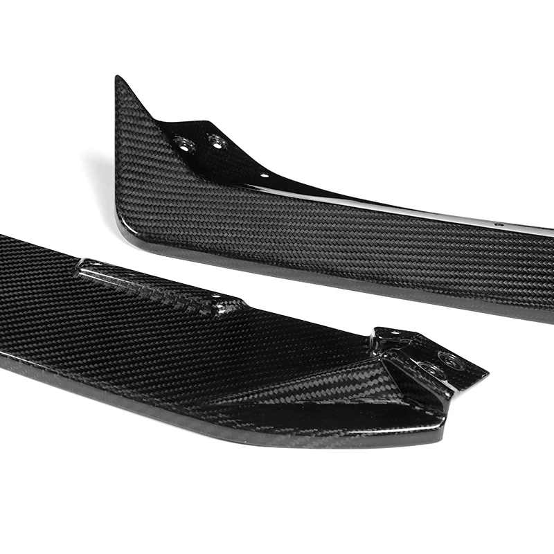 STP-Style For 2025-2026 Honda Civic Sedan Hatchback Front Bumper Lip Spoiler Splitter -Real Carbon Fiber - Image 2