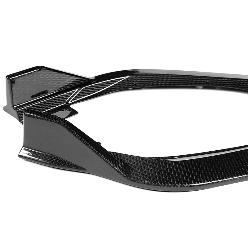 STP-Style For 2025-2026 Honda Civic Sedan Hatchback Front Bumper Lip Spoiler Splitter -Real Carbon Fiber - Image 3