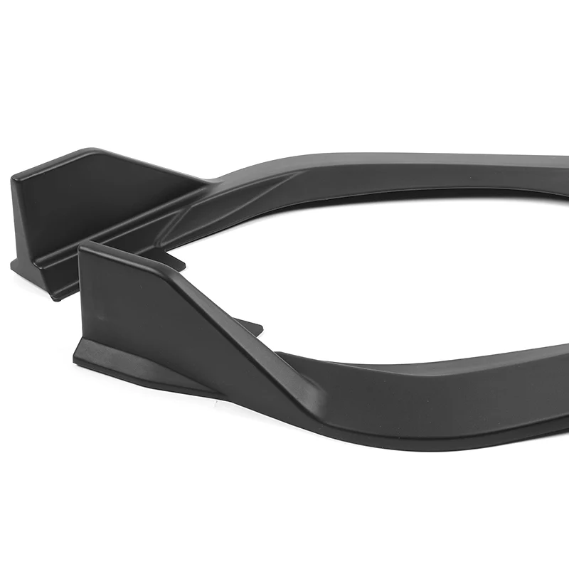 For 2025-2026 Honda Civic Sedan Hatchback Front Bumper Lip Spoiler Splitter -Unpainted Black - Image 3