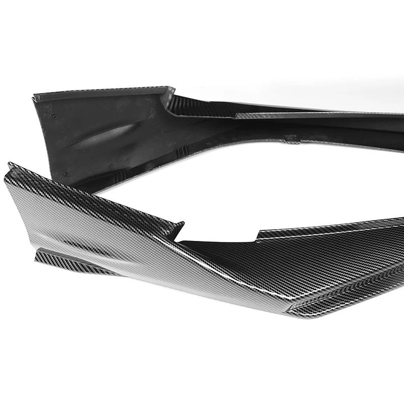 For 2025-2026 Toyota Camry SE XSE Front Bumper Splitter Spoiler Lip 3PCS -Carbon Fiber Look - Image 3
