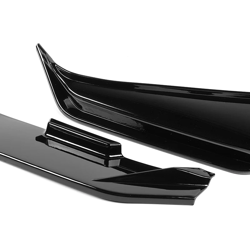 For 2025-2026 Toyota Camry SE XSE Front Bumper Splitter Spoiler Lip 3PCS -Painted Black - Image 2