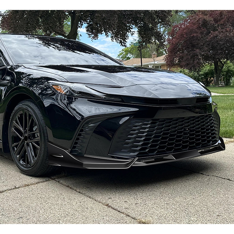 For 2025-2026 Toyota Camry SE XSE Front Bumper Splitter Spoiler Lip 3PCS -Painted Black - Image 8