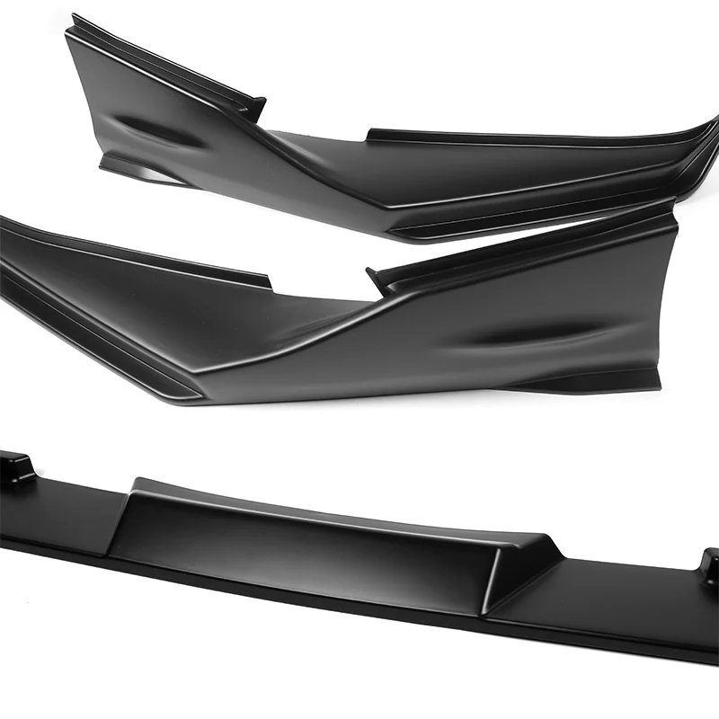 For 2025-2026 Toyota Camry SE XSE Front Bumper Splitter Spoiler Lip 3PCS -Unpainted Matte Black - Image 3