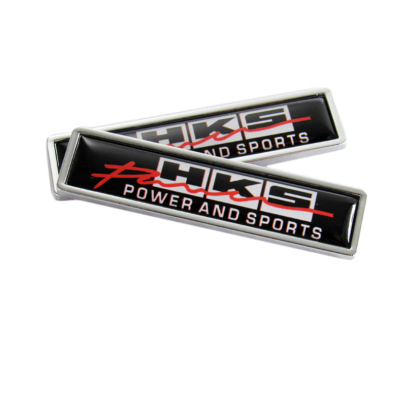 For 2PCS HKS Luxury Auto Car Body Fender Metal Emblem Badge Sticker Decal - Image 7