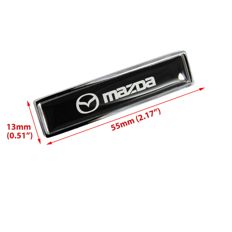 For 2PCS MAZDA Luxury Auto Car Body Fender Metal Emblem Badge Sticker Decal - Image 3