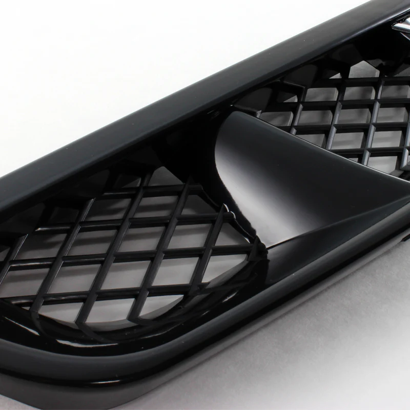 For 96-98 HONDA CIVIC 2/3/4DR Mugen Black Front Hood Mesh Sport ABS Grille Grill - Image 6