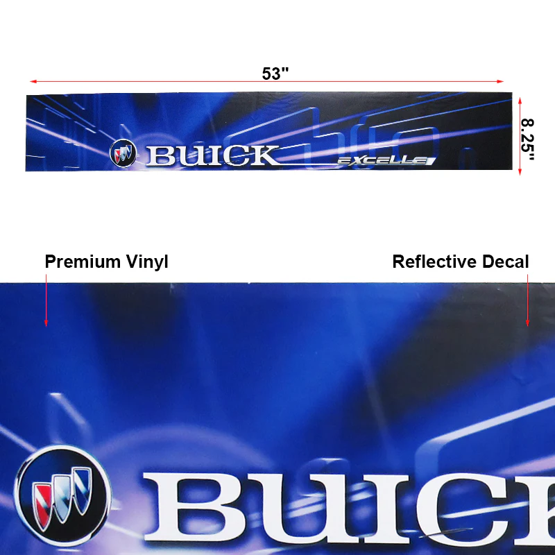 For BUICK Car Window Windshield Vinyl Banner Decal Sticker - Image 2