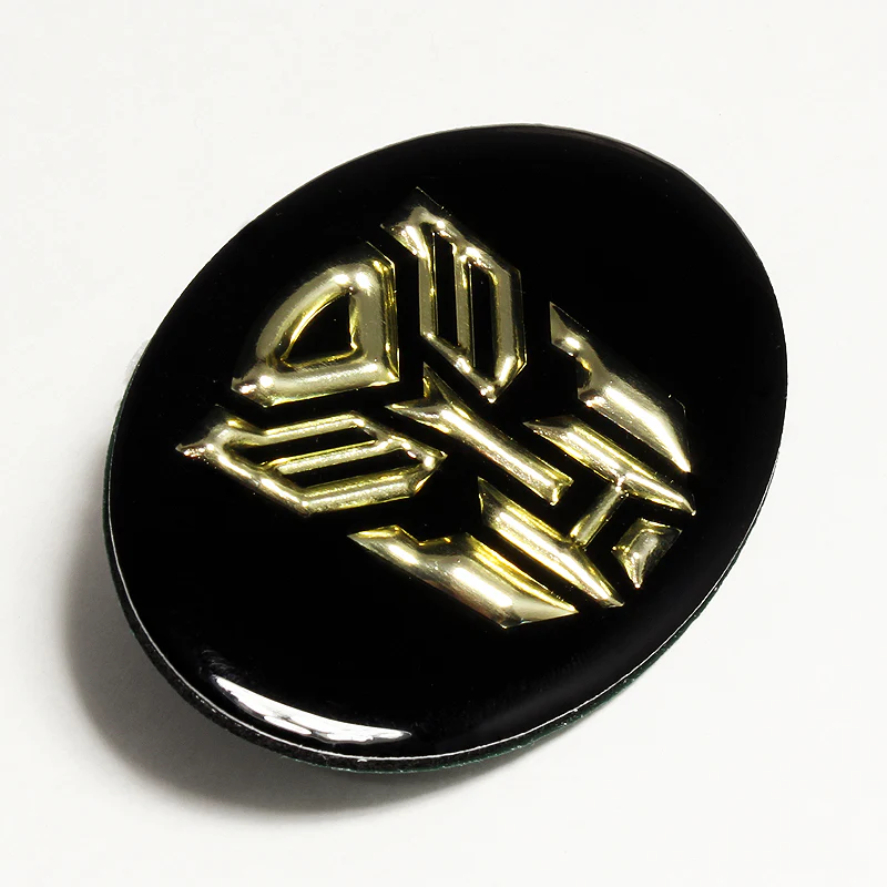 FOR CHRYSLER 300 300C FRONT HOOD TRANSFORMER AUTOBOT STYLE GOLD 3D EMBLEM BADGE - Image 2