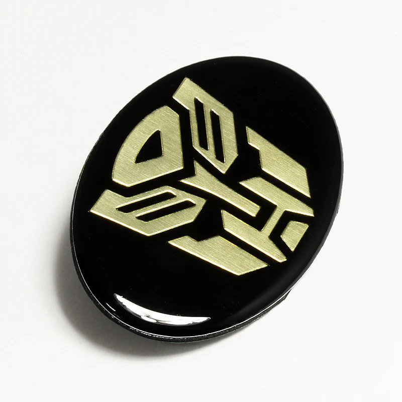 FOR CHRYSLER 300 300C FRONT HOOD TRANSFORMER AUTOBOT STYLE GOLD EMBLEM BADGE - Image 3
