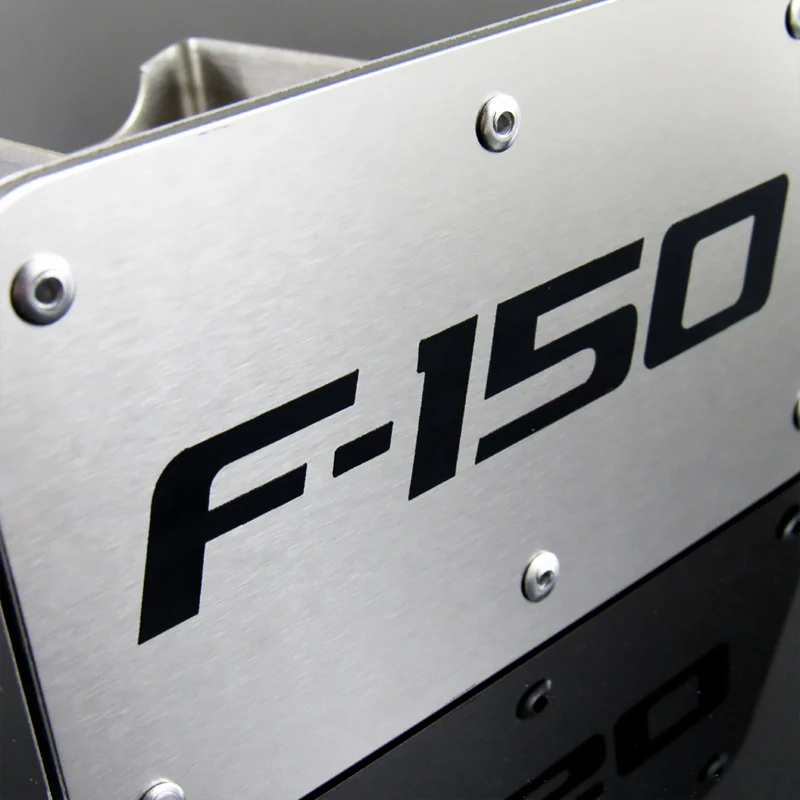 For Ford F150 F-150 Brushed Stainless Steel Hitch Cover 2" Trailer Tow Receiver - Image 3