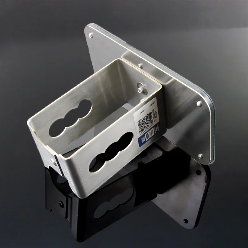 For Ford F250 Rugged Black Stainless Steel Hitch Cover 2" Trailer Tow Receiver - Image 3