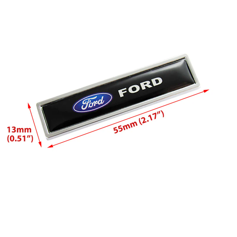For FORD Luxury Auto Car Body Fender Metal Badge Sticker Decal 2PCS New - Image 3