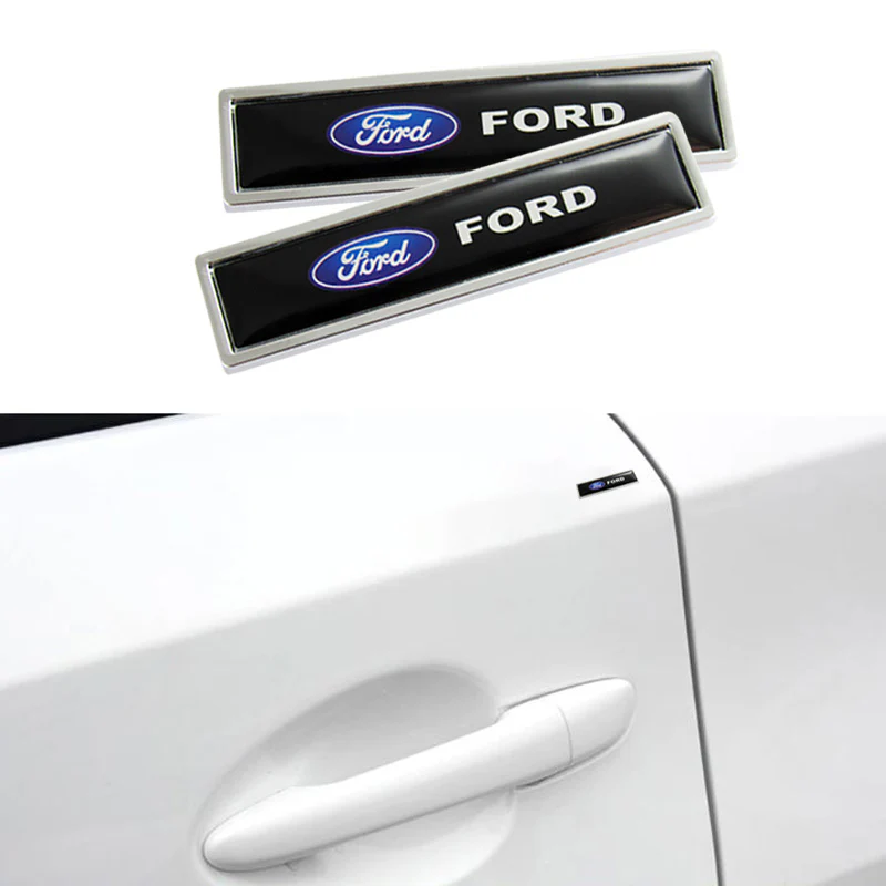 For FORD Luxury Auto Car Body Fender Metal Badge Sticker Decal 2PCS New - Image 4