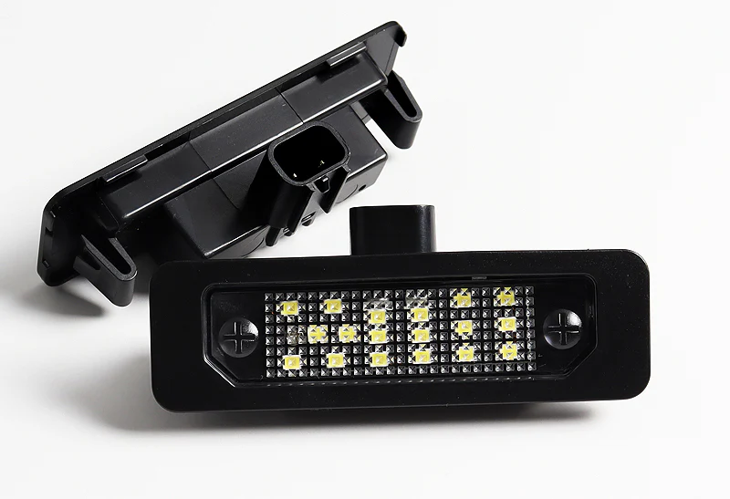 For Ford Mustang/Focus/Fusion/Taurus White LED 6000K License Plate Lights 2pcs - Image 2