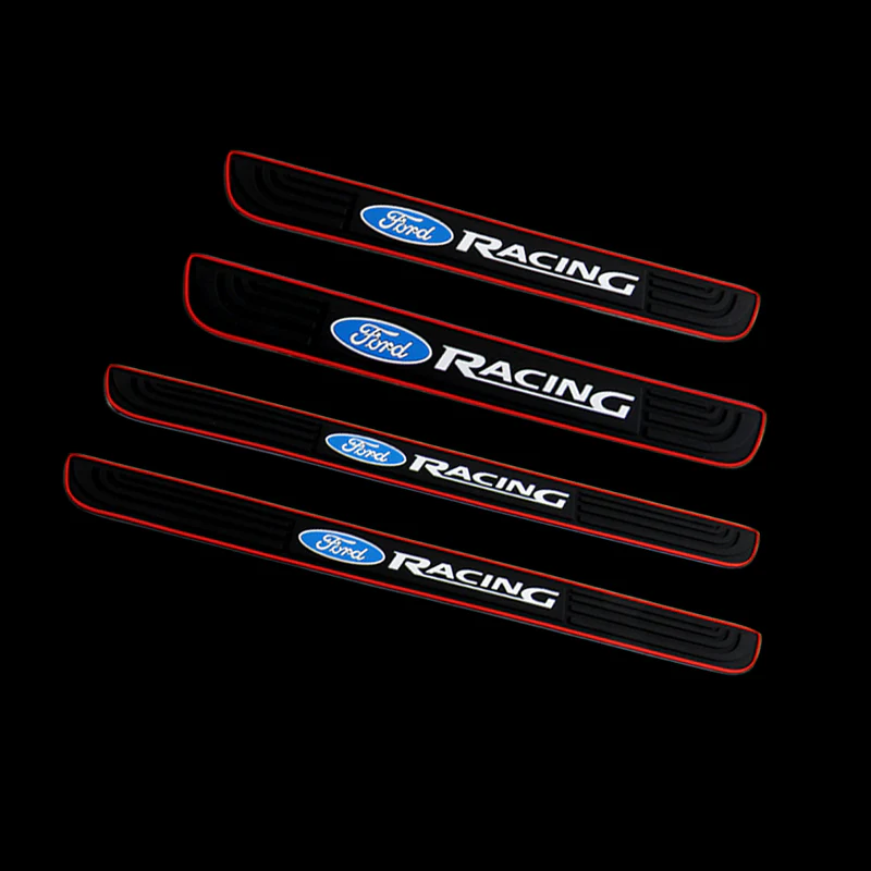 For Ford Racing Door Sill Scuff Panel Cover Decal Protector 3D Anti Scratch 4PCS - Image 6