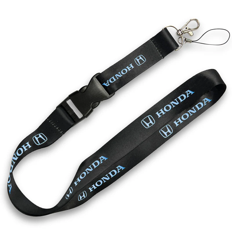 For Honda Accord Civic BLACK Key Chain Strap Quick Release Cell Phone Lanyard x1 - Image 4