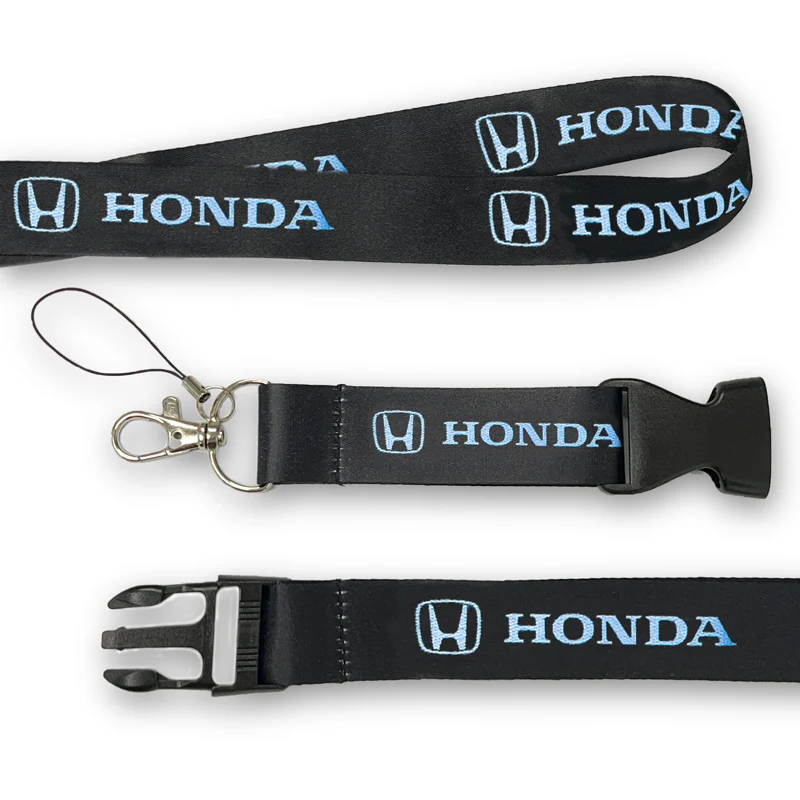 For Honda Accord Civic BLACK Key Chain Strap Quick Release Cell Phone Lanyard x1 - Image 6