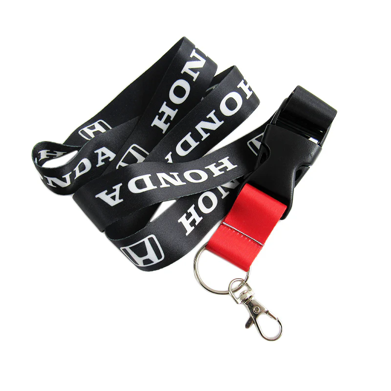 Honda Black Keychain Lanyard - Image 4