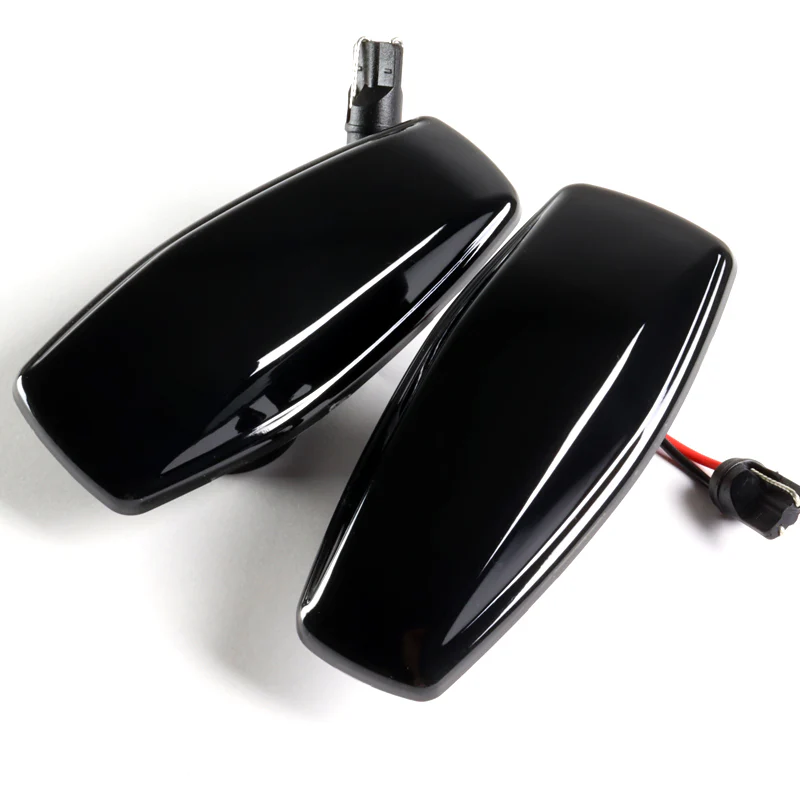 For Hyundai Tucson Tiburon Sonata Smoke Sequential LED Signal Side Marker Lights - Image 2