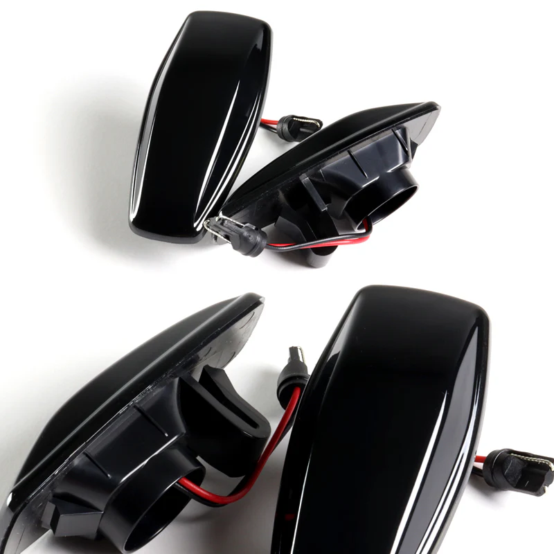 For Hyundai Tucson Tiburon Sonata Smoke Sequential LED Signal Side Marker Lights - Image 5