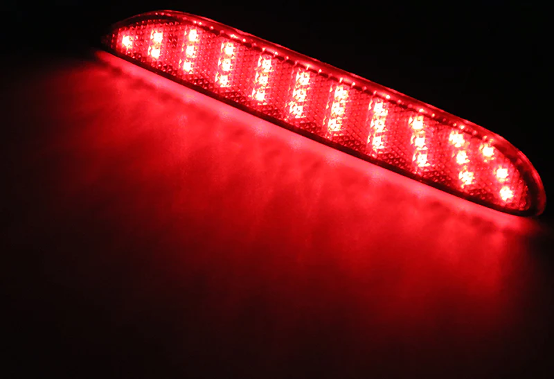 For Infiniti Q50 Q60 Q70 QX30 QX80 LED Rear Bumper Stop Brake Light Kit -Smoke Lens - Image 4