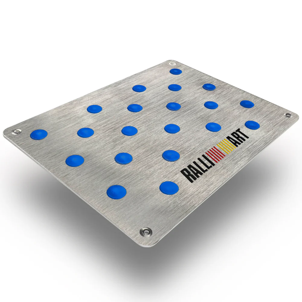 JDM Ralliart Car Anti Skid Floor Mat Carpet Rest Pedal Pad Cover 11.5" x8.5" - Image 3