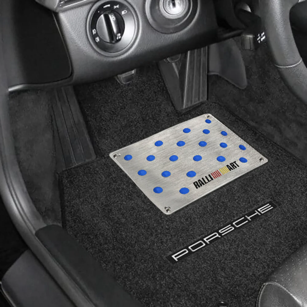 JDM Ralliart Car Anti Skid Floor Mat Carpet Rest Pedal Pad Cover 11.5" x8.5" - Image 5