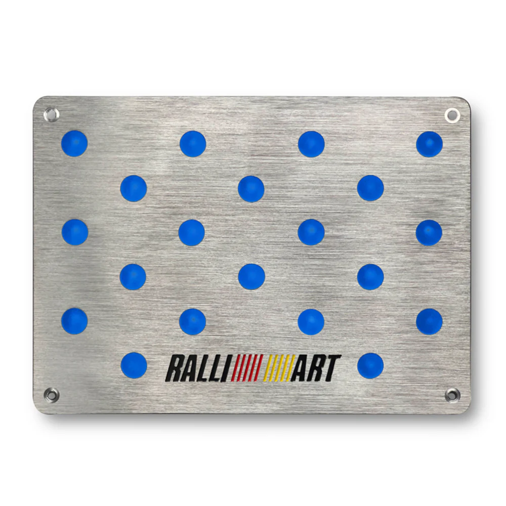 JDM Ralliart Car Anti Skid Floor Mat Carpet Rest Pedal Pad Cover 11.5" x8.5" - Image 6