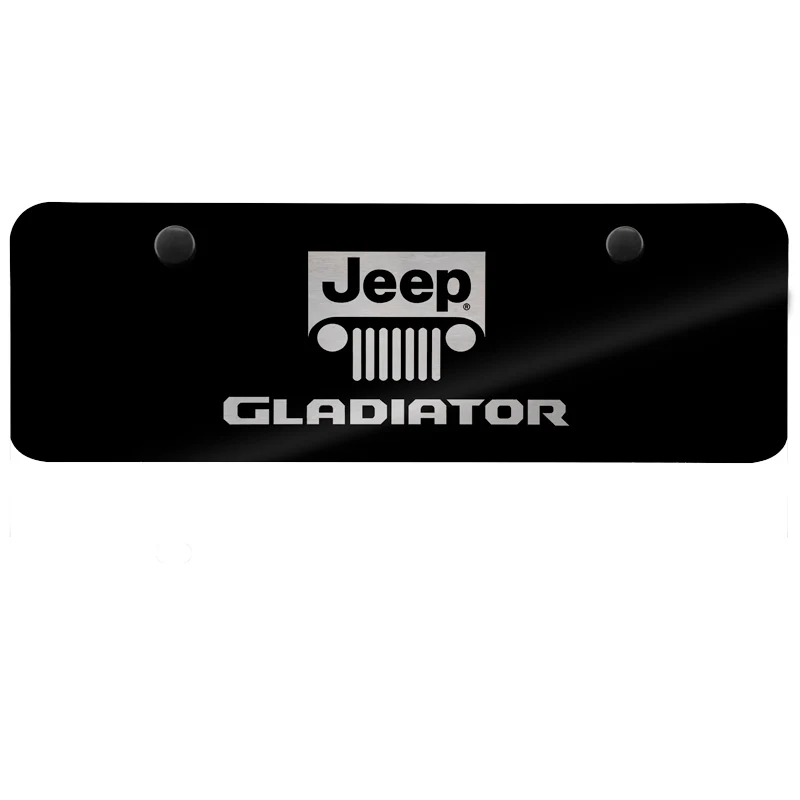 For JEEP GLADIATOR Stainless Steel Black Laser Etched License Plate 12"x 4" - Image 5