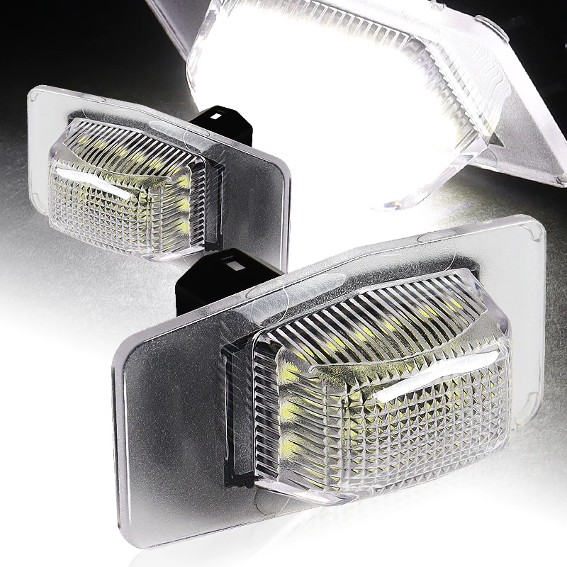 For Mazda Ford Mercury White 24-SMD LED License Plate Lights Lamps - Image 3