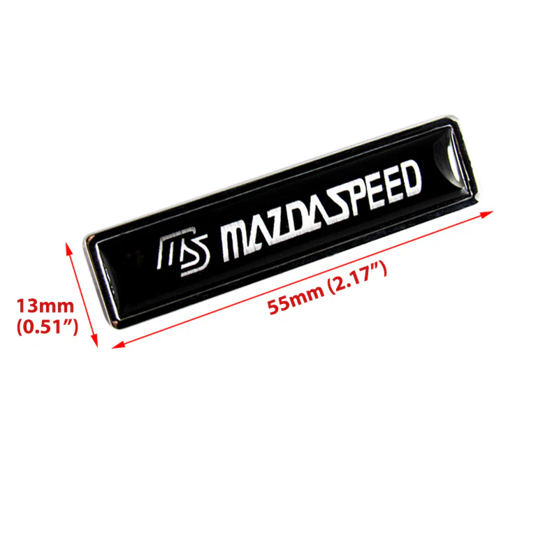 For MAZDASPEED Luxury Auto Car Body Fender Metal Badge Sticker Decal 2PCS - Image 3