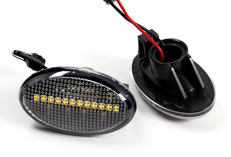 For Mercedes Metris Vito V-Class Van W639 W447 Clear Lens White LED Side Marker Light with Leather Keychain - Image 6
