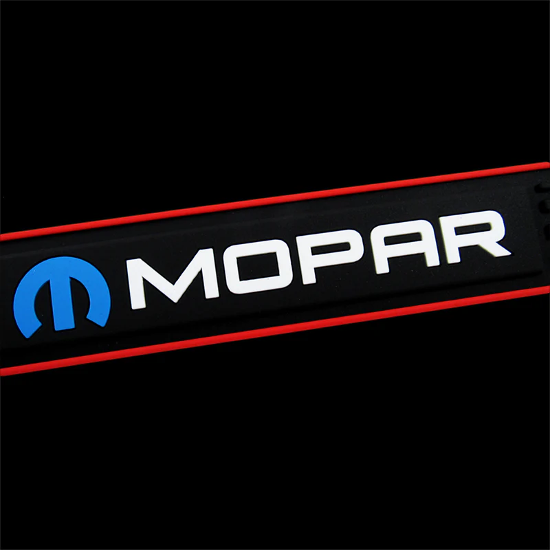 For MOPAR 4PCS Black Rubber Car Door Scuff Sill Cover Panel Step Protector New - Image 2