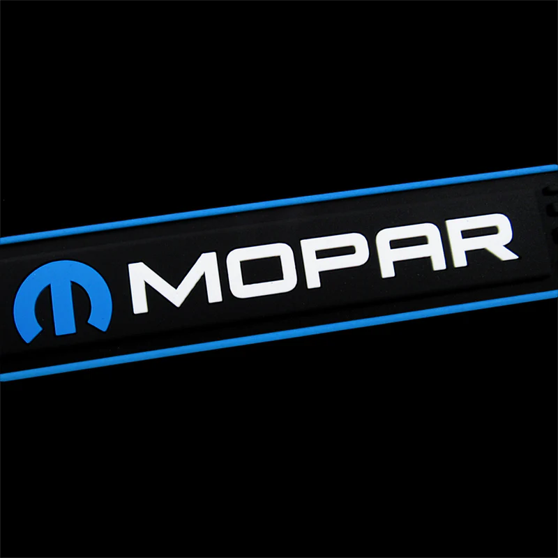 For MOPAR 4PCS Blue Rubber Car Door Scuff Sill Cover Panel Step Protector New - Image 3